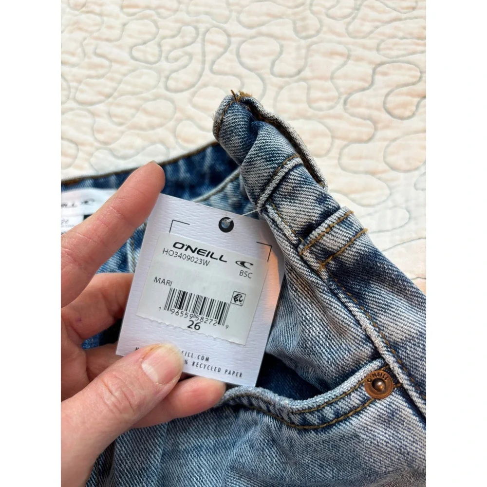 O'Neill‎ Mari Straight Leg Jeans Medium Wash Blue Size 26